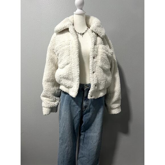 Lulus Teddy Fur Jacket - Picture 1 of 8